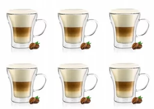 SZKLANKI TERMICZNE z podwójną ścianką 6 x 200 ml - Szklanki - miniaturka - grafika 1