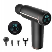 Akcesoria do masażu - Pistolet Do Masażu Masażer Wibracyjny Ciała Mocny - miniaturka - grafika 1