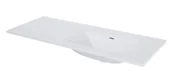 Umywalki - Elita umywalka ceramiczna Skappa bez otworu na baterię) 120 L-80 146038 - miniaturka - grafika 1