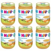 Hipp Zupka koperkowa z ryżem i indykiem po 7. miesiącu zestaw 6 x 190 g Bio - Dania dla dzieci - miniaturka - grafika 1