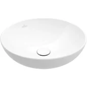 Umywalki - Villeroy & Boch Loop & Friends umywalka stojąca 42 cm nablatowa okrągła CeramicPlus Weiss Alpin 4A4600R1 - miniaturka - grafika 1