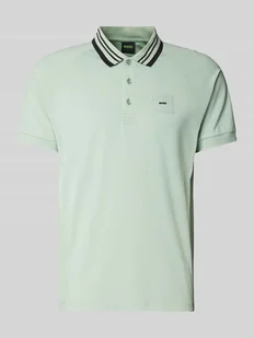 Koszulka polo o kroju regular fit z naszywką z logo model ‘Paddy’ - Koszulki męskie - miniaturka - grafika 1