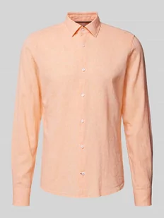 Koszula casualowa o kroju slim fit z kołnierzykiem typu kent - Koszule męskie - miniaturka - grafika 1