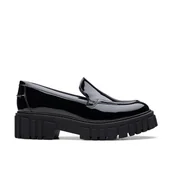 Trampki damskie - Clarks 261786824, Trampki damskie, Black Pat, 38 EU, Czarny (Black), 38 EU - miniaturka - grafika 1