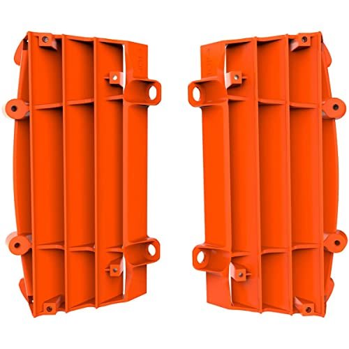 POLISPORT 8466800005 - zestaw lameli chłodnicy z mocnego i wytrzymałego polipropylenu bez okuć. Kompatybilny z motocyklami GAS GAS w kolorze czerwonym