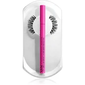 Sztuczne rzęsy i akcesoria - NYX Professional Makeup Jumbo Lash! Longewear False Lash System 01 Fringe Glam Kit - miniaturka - grafika 1
