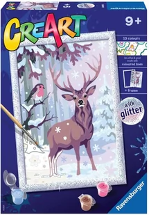 Ravensburger Malowanka CreArt Zimowi przyjaciele 20078 20078 - Zabawki kreatywne - miniaturka - grafika 2
