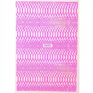 Allepaznokcie Naklejki do paznokci cienkie samoprzylepne opalizujące Snake Skin neon pink - Ozdoby do paznokci Allepaznokcie Naklejki do paznokci cienkie samoprzylepne opalizujące Snake Skin neon pink - Ozdoby do paznokci - miniaturka - grafika 1