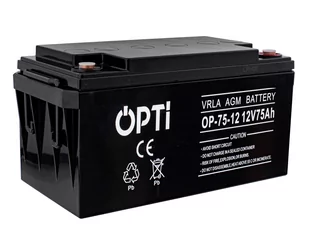 Akumulator AGM OPTI 12V 75Ah Bezobsługowy VOLT POLSKA - Akumulatory ogólnego zastosowania - miniaturka - grafika 2