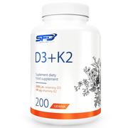 Witaminy i minerały dla sportowców - SFD NUTRITION D3 + K2 200tab - miniaturka - grafika 1