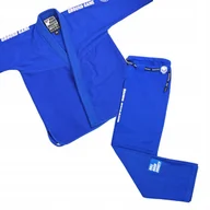 Kimona, stroje i obuwie - Ground Game Kimono/Gi BJJ Męskie Gamer 2.0 Niebieskie A3L - miniaturka - grafika 1