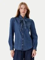 Koszule damskie - United Colors Of Benetton Koszula jeansowa 5RZKDQ0BE Niebieski Regular Fit - miniaturka - grafika 1