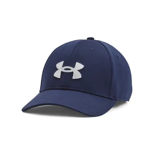 Męska Czapka z daszkiem UNDER ARMOUR UA BLITZING ADJ 1376701-410 – Granatowy - Czapki męskie - miniaturka - grafika 1