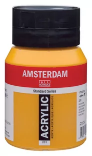 Amsterdam Standard Akryl 500 Złota Ochra 231 - Farby i media malarskie - miniaturka - grafika 1