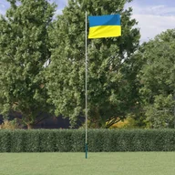 Flagi i akcesoria - Flaga Ukrainy z masztem, 6,23 m, aluminium Lumarko! - miniaturka - grafika 1