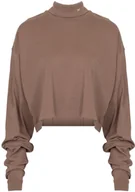 Bluzki damskie - REEBOK - BLUZKA Z DŁUGIM RĘKAWEM DAMSKA CL WDE COTTON LONGSLEEVE HT7861-XL - miniaturka - grafika 1