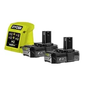 Ładowarki do elektronarzędzi - ZESTAW STARTOWY 18V 2*2.0AH + ŁADOWARKA - miniaturka - grafika 1