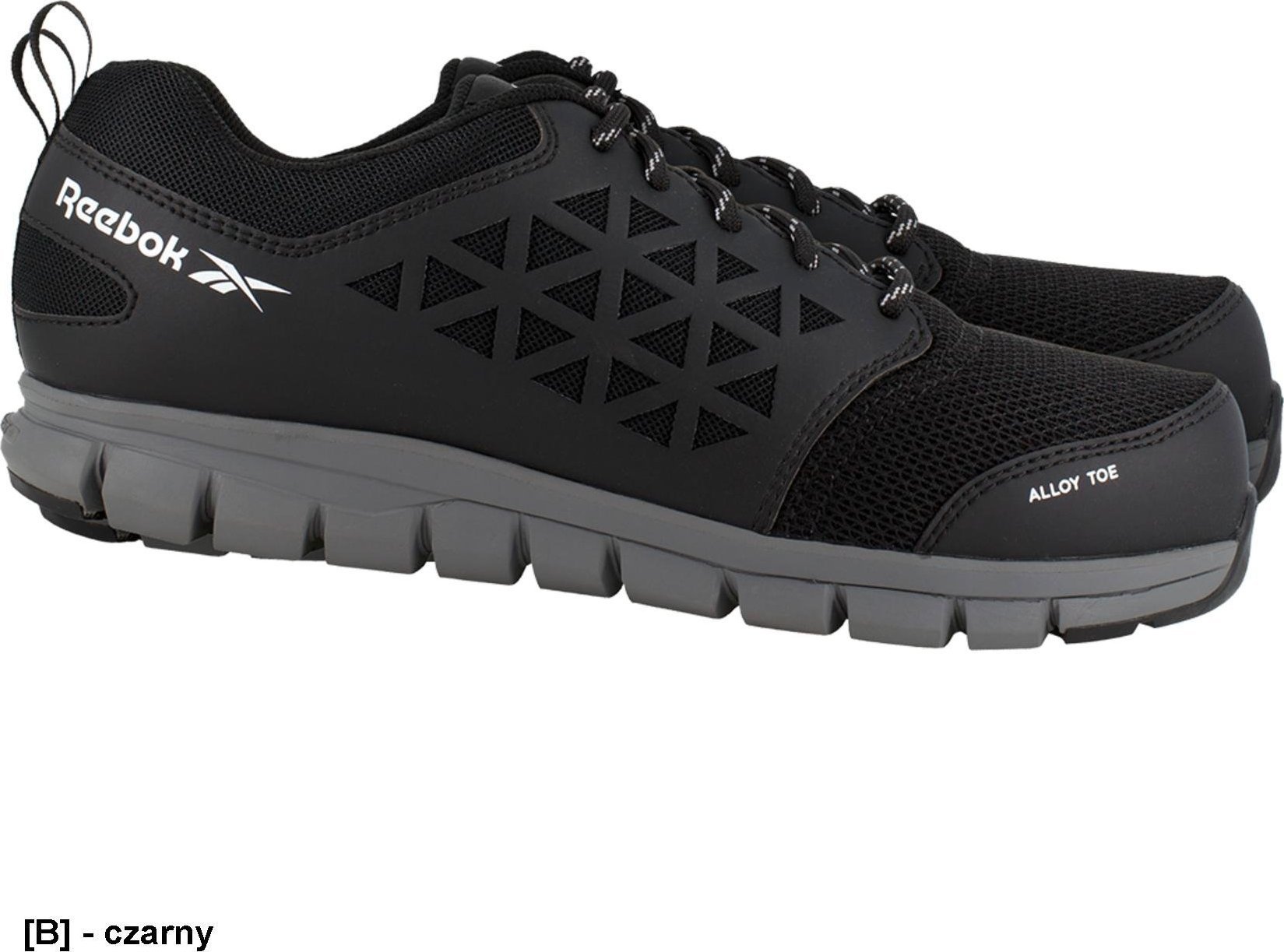 Reebok BREEBOK-1031 S1P SRC - REEBOK - bezpieczne półbuty, skóra zamszowa, aluminiowy podnosek, podeszwa EVA XL ExtraLight 38