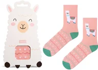 Skarpety termoaktywne - Skarpetki dziecięce lama 3538 - miniaturka - grafika 1