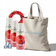 Syropy i koncentraty owocowe - Zestaw Syrop do wody SodaStream Owoce Leśne Zero 3x440 ml + Torba - miniaturka - grafika 1