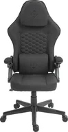 Fotele gamingowe - Deltaco DC130 Gaming Chair Soft Woven Mesh, black - miniaturka - grafika 1