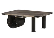 Ławy i stoliki kawowe - Ława Stolik Kawowy Railway #205 Mango Lakierowane 110X80X43 Cm B 7215 - miniaturka - grafika 1