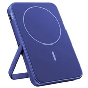 Powerbanki - Powerbank Fresh 'n Rebel Magnet Wireless 5000 mAh 20W Niebieski - miniaturka - grafika 1