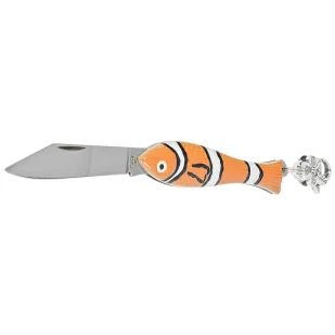 Nóż składany Mikov Fishlet 130 Clown, Satin 420 (130-NZn-1/CLOWN) - Noże - miniaturka - grafika 2