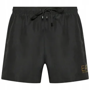 kapielowki meskie EA7 emporio armani czarne szorty kapielowe na basen kapielowki meskie EA7 emporio armani czarne szorty kapielowe na basen r.L - Kąpielówki męskie - miniaturka - grafika 1