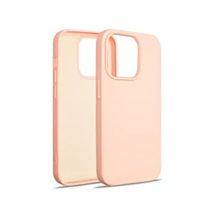 Beline Etui Silicone iPhone 15 Pro 6,1" różowo-złoty/rose gold - Etui i futerały do telefonów - miniaturka - grafika 1