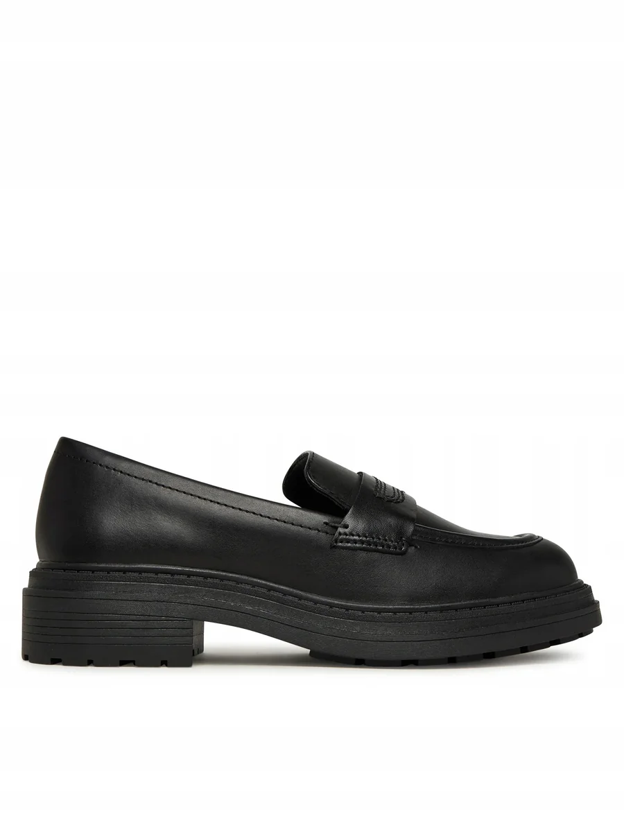 CLARKS CZARNE BUTY DAMSKIE LOAFERSY SKÓRA NATURALNA 38 16LA
