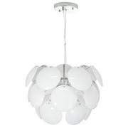 Lampy sufitowe - Lampa wisząca CLIO 6736/3 8C WHITE GL Elem - miniaturka - grafika 1