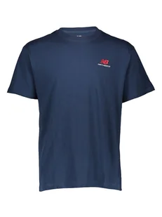 New Balance Koszulka "Uni-ssentials" w kolorze granatowym - Koszulki i topy damskie - miniaturka - grafika 1