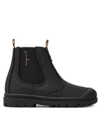 Buty dla dziewczynek - Mayoral Botki 44.526 Czarny - miniaturka - grafika 1