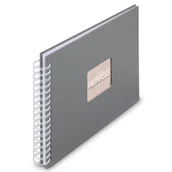 Albumy fotograficzne - Album HAMA Fine Art Białe kartki Szary (50 stron) - miniaturka - grafika 1