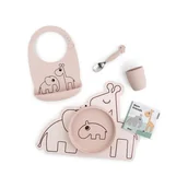 Zestawy naczyń dla dzieci - 6-częsciowy różowy zestaw naczyń Dinner Time – Done by Deer - miniaturka - grafika 1