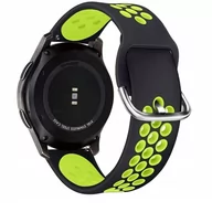 Akcesoria do smartwatchy - Tech-Protect Pasek Softband do Galaxy Watch 3 45mm Black/Lime - miniaturka - grafika 1