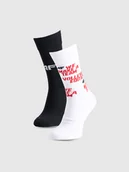 Skarpetki męskie - 4F Skarpety casual za kostkę (2-pack) uniseks - multikolor 35-38 - miniaturka - grafika 1