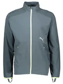 Kurtki i kamizelki sportowe męskie - Puma Kurtka funkcyjna "Run" w kolorze szarym - miniaturka - grafika 1