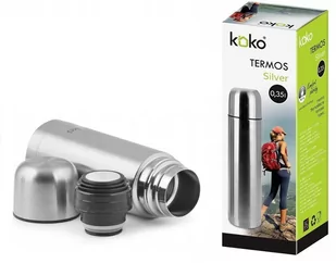 KOKO KOKO Termos ze stali nierdzewnej z kubkiem poj 350 ml KO-6408 - Termosy - miniaturka - grafika 1