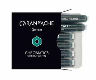 INNY Naboje Caran D Cali Ache Chromatics Vibrant Green 6szt Ciemonozielone 106L199 7630002329910 - Naboje i atramenty - miniaturka - grafika 1