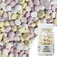 Dodatki do ciast w proszku - Dekoracje cukrowe BEZIKI MINI KOLOROWE Sweet Decor, 15 g - miniaturka - grafika 1