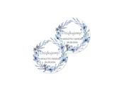 Wesele i ślub - Naklejki personalizowane dla gości weselnych - 50 szt. - miniaturka - grafika 1