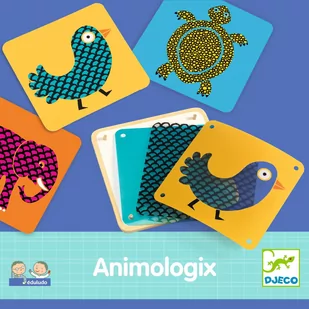 Gra Edukacyjna Eduludo Animologix Djeco - Gry planszowe - miniaturka - grafika 1