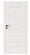 Drzwi wewnętrzne - Dre Drzwi Wewnętrzne Pełne Premium 4 Okleina Biała Mat - miniaturka - grafika 1