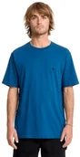 Koszulki męskie - t-shirt VOLCOM STONE BLANKS BSC SST COSMIC BLUE - miniaturka - grafika 1