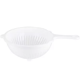 Praktyczna Cedzak z uchwytem durszlak plastikowy Praktyczna 21 cm biały  Oficjalny sklep producenta + wysyłka 24 h 4C4066 - Inne naczynia kuchenne - miniaturka - grafika 1