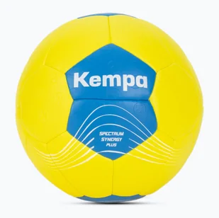 Piłka do piłki ręcznej Kempa Spectrum Synergy Plus żółta/niebieska rozmiar 0 - Piłka ręczna - miniaturka - grafika 1