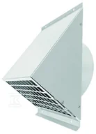 Akcesoria do wentylacji i klimatyzacji - Wyrzutnia/czerpnia ścienna d 200/170 aluminium biała KERMI - miniaturka - grafika 1