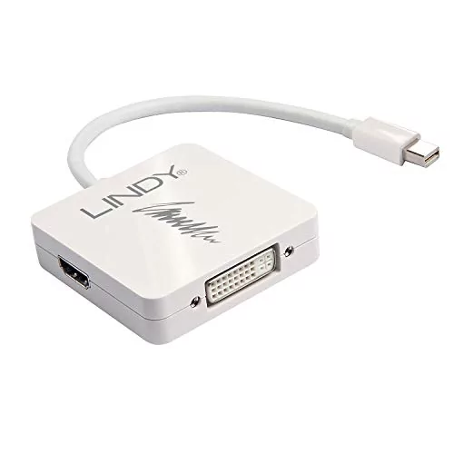 Lindy Kabel Mini-DP 1.2 an DP 4K/HDMI/DVI Adapt Mini-DPort St/3x Buchse 41039